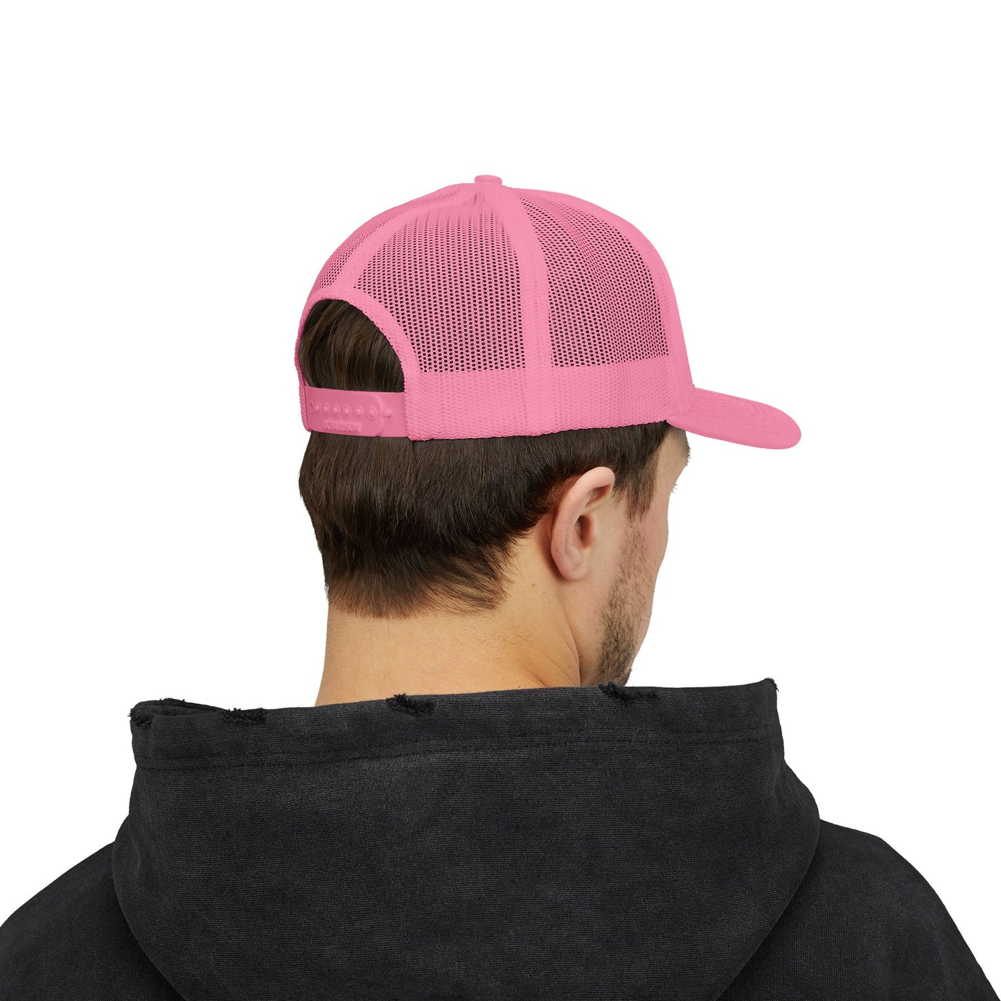 Embroidered Snapback Trucker Cap