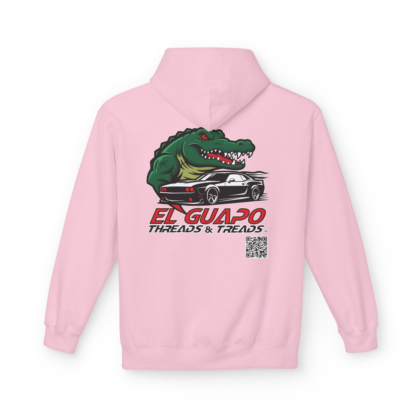 Graphic Hoodie with Car Design Unisex Fleece Sweatshirt