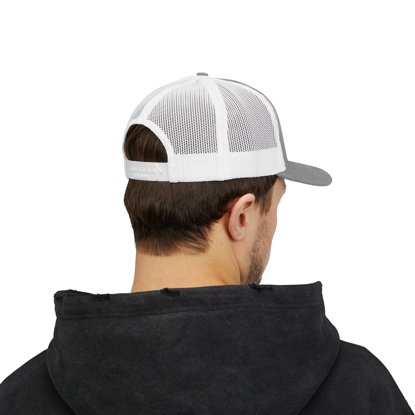 Embroidered Snapback Trucker Cap