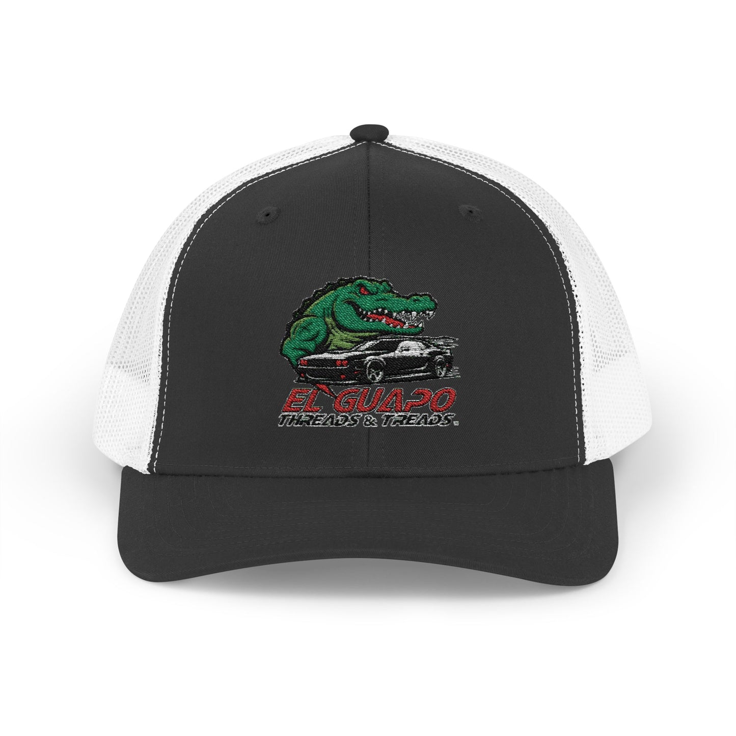Embroidered Snapback Trucker Cap