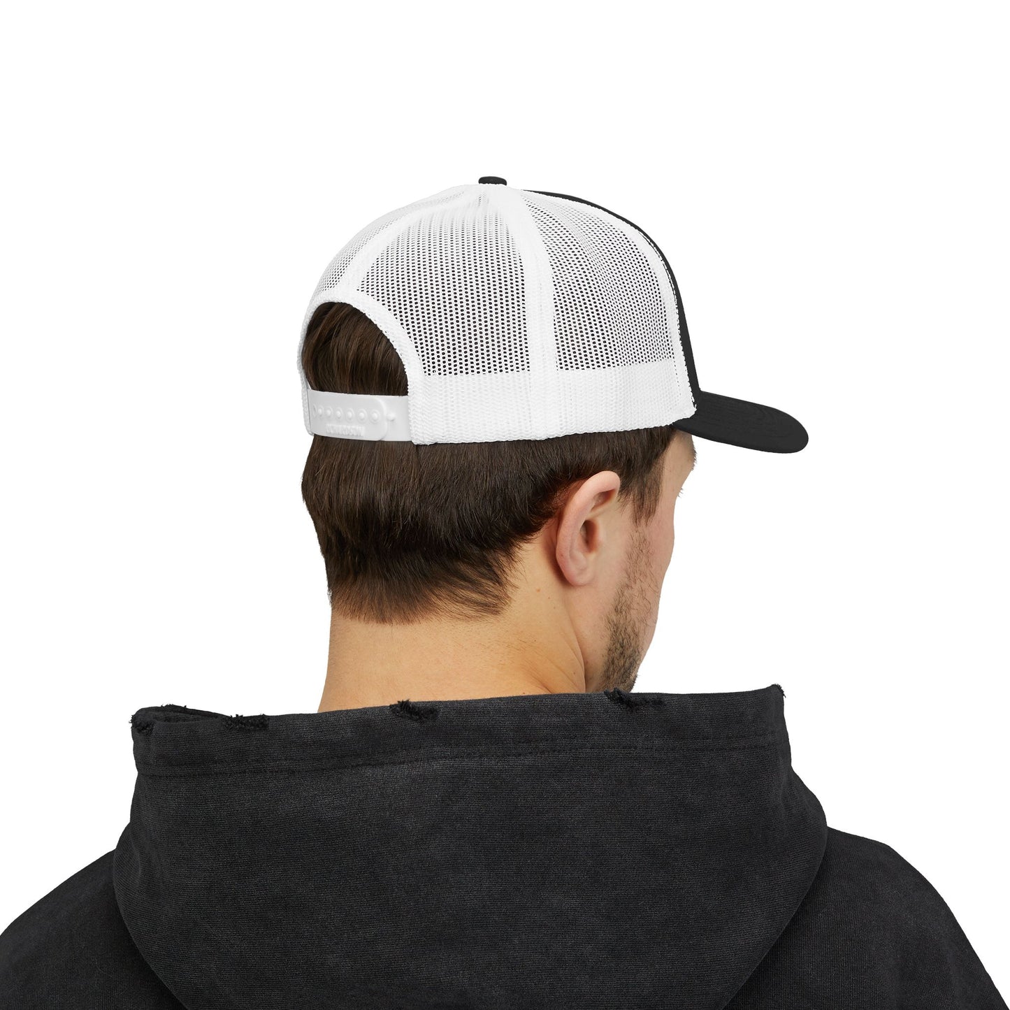 Embroidered Snapback Trucker Cap