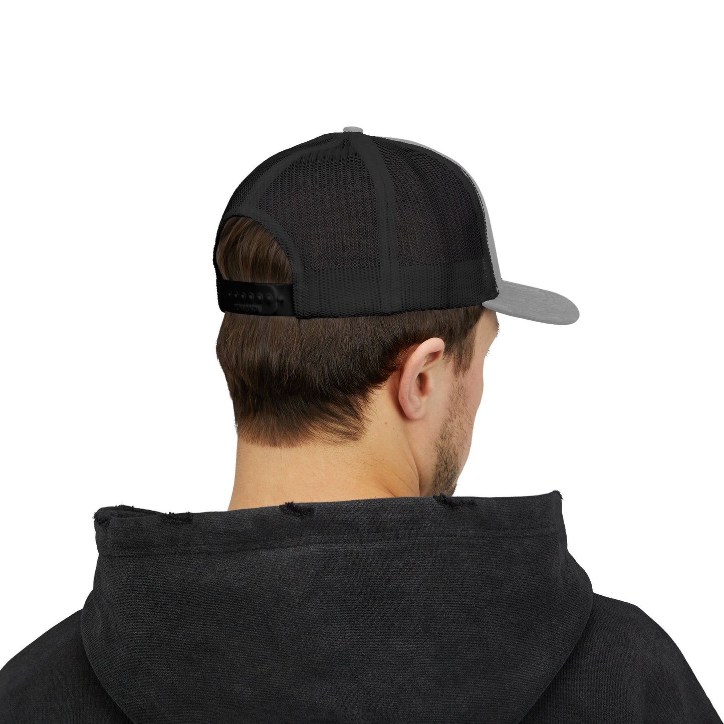 Embroidered Snapback Trucker Cap