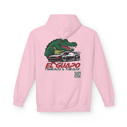 Graphic Hoodie with Car Design Unisex Fleece Sweatshirt