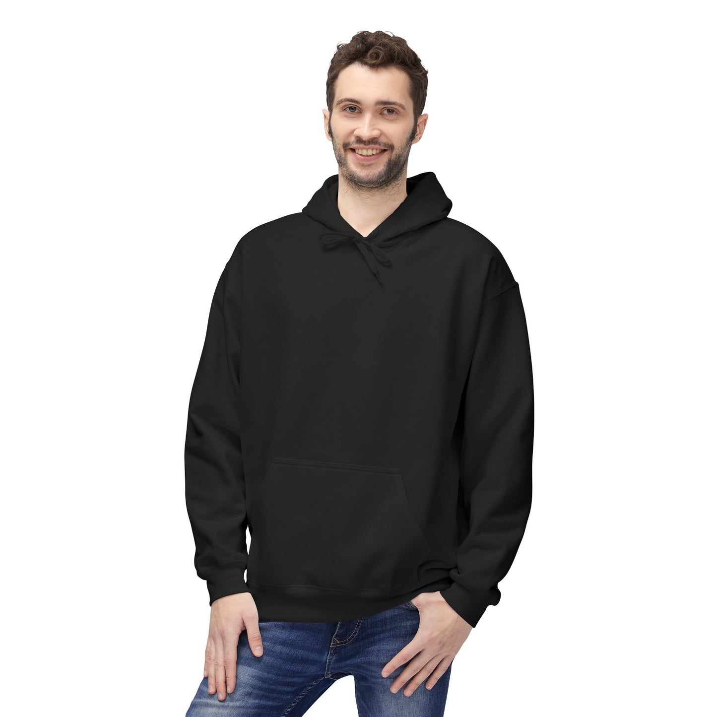 Graphic Hoodie with Car Design Unisex Fleece Sweatshirt