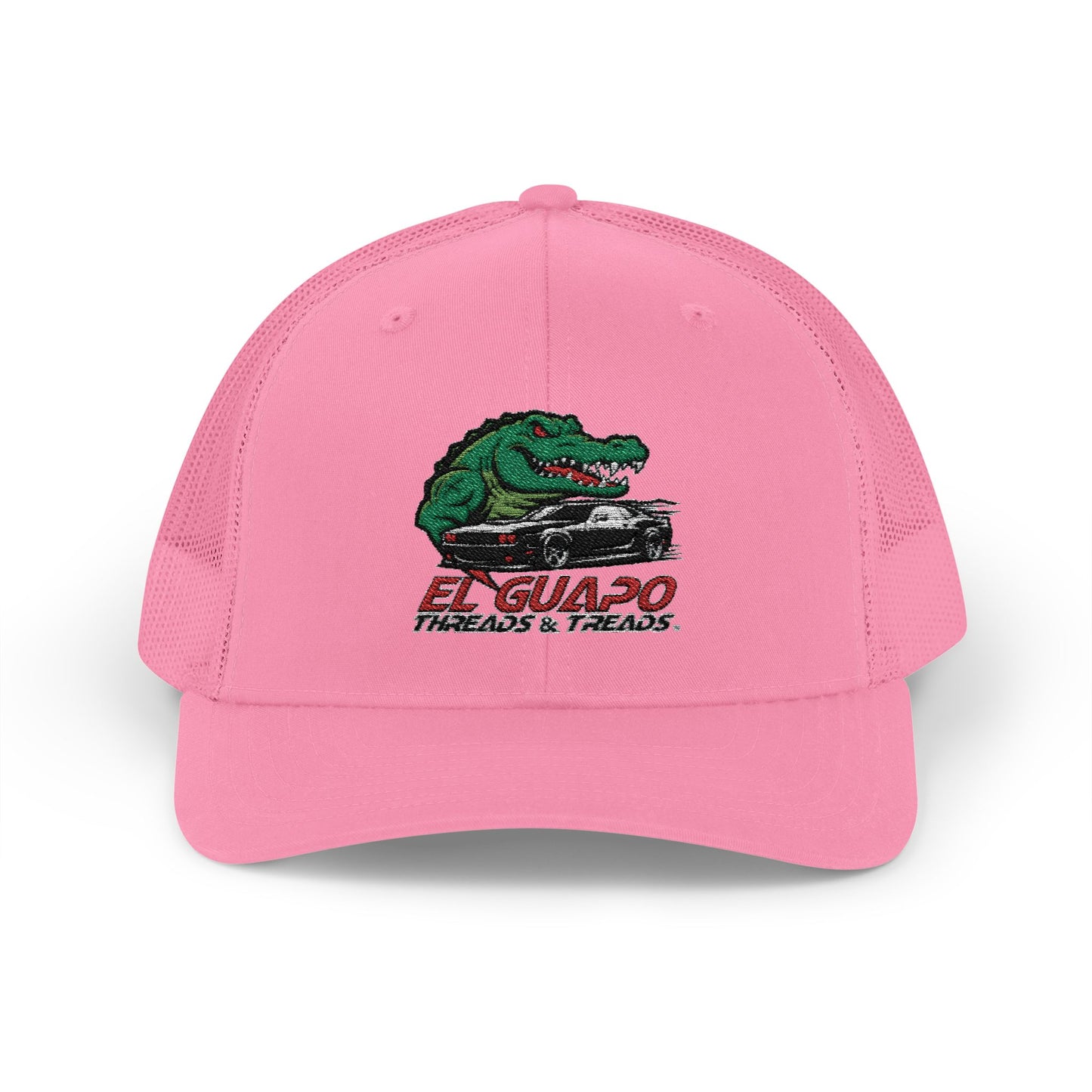 Embroidered Snapback Trucker Cap