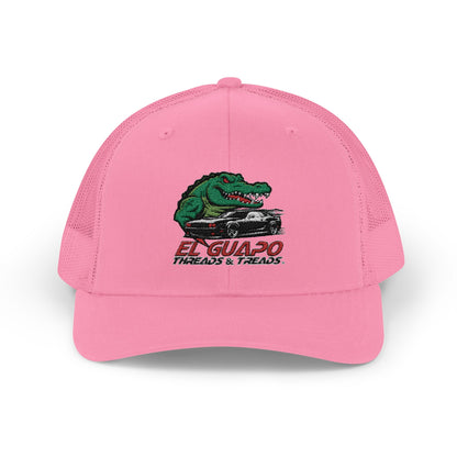 Embroidered Snapback Trucker Cap