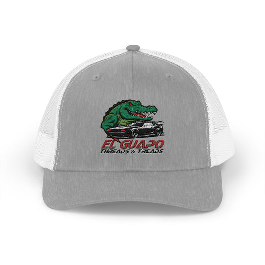 Embroidered Snapback Trucker Cap