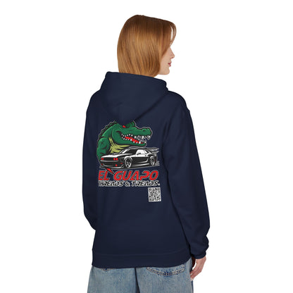 Graphic Hoodie with Car Design Unisex Fleece Sweatshirt