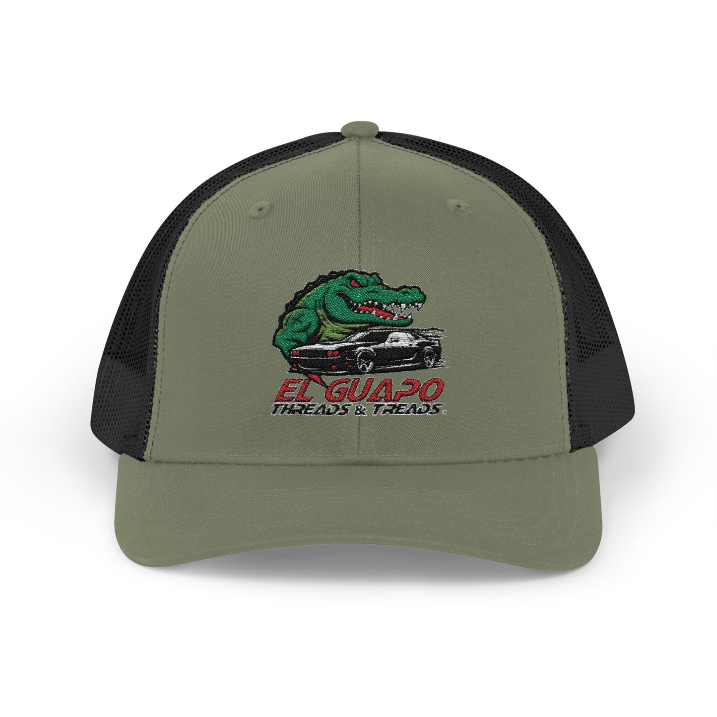 Embroidered Snapback Trucker Cap